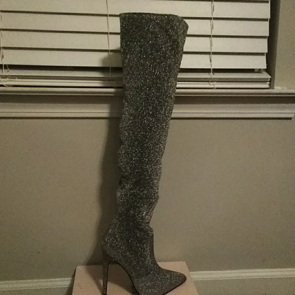 Heel Knee High Boots